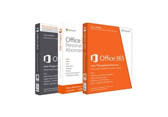 Bundelkorting op Office 365 bij Mac of iPad