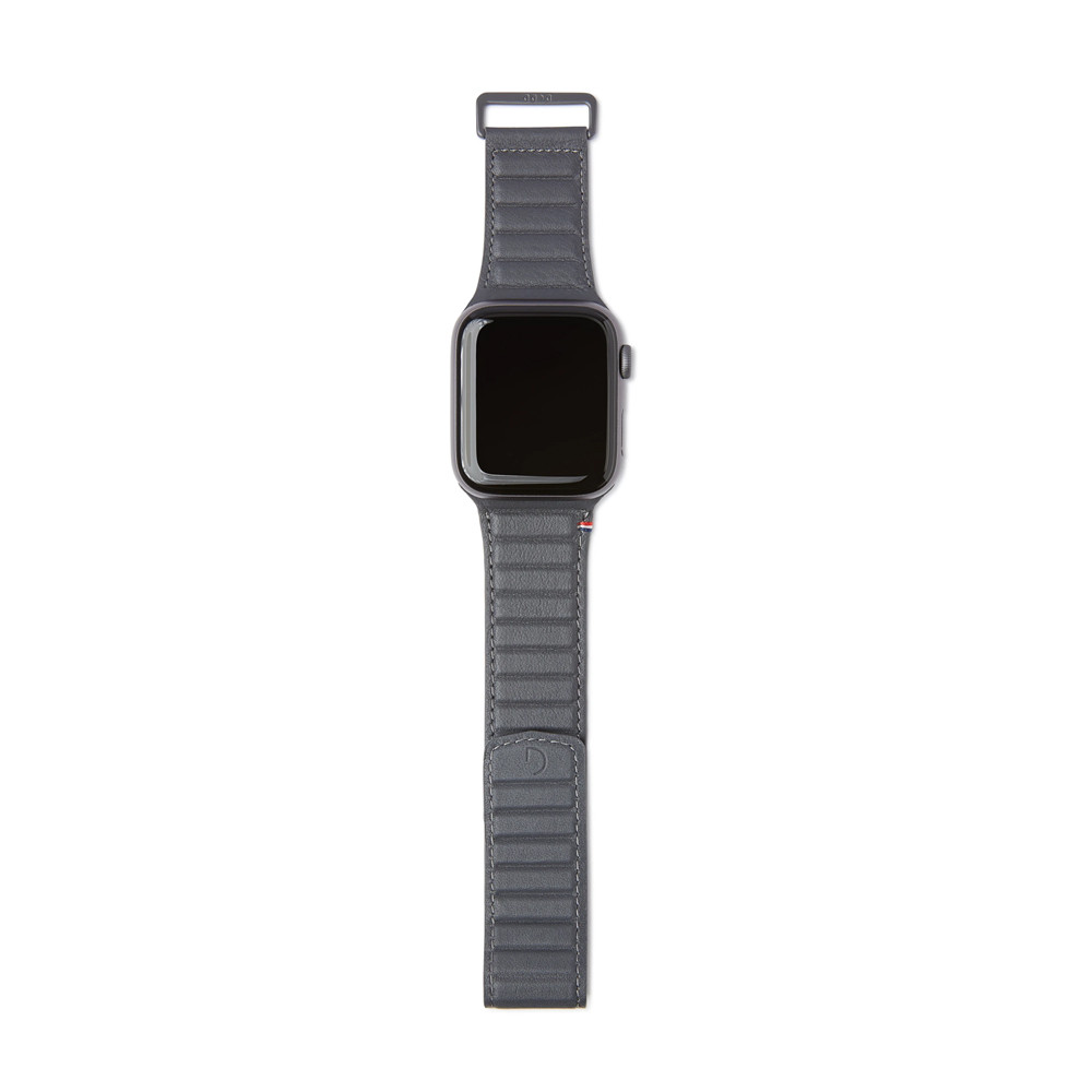 Decoded Magnetic Traction Buckle Apple Watch-bandje 38mm / 40mm - antraciet