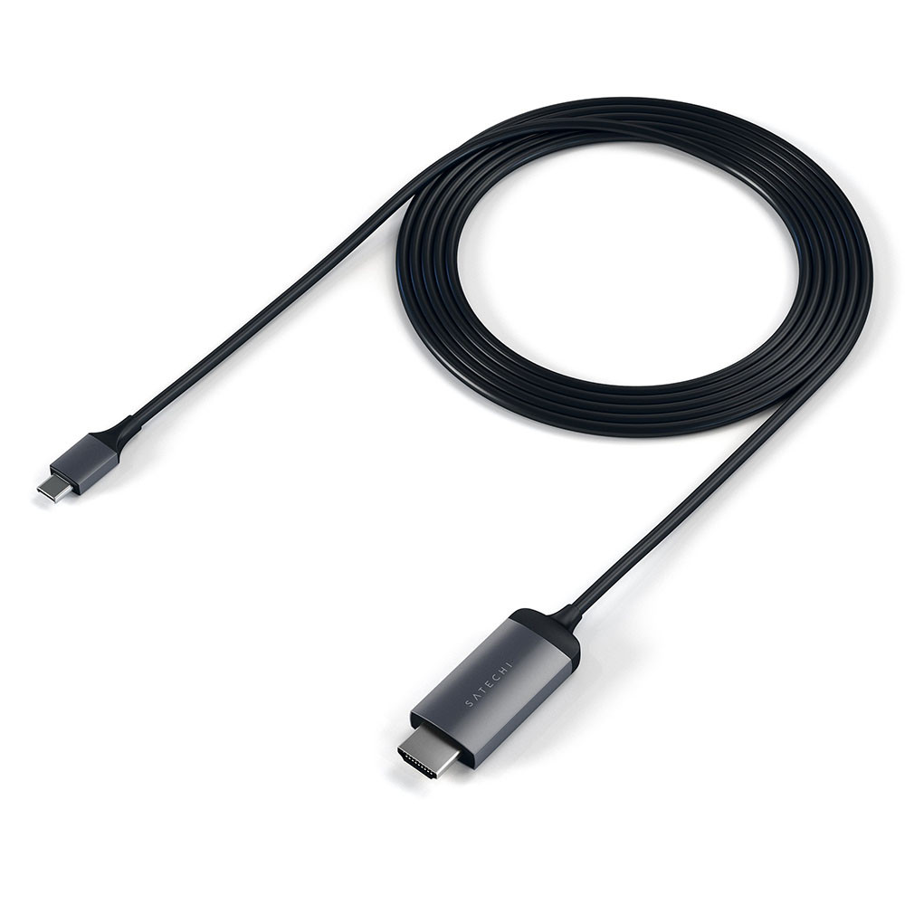 Satechi USB-C naar 4K HDMI kabel - Spacegrijs
