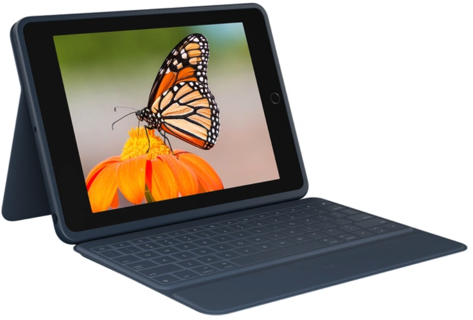 Logitech Rugged Combo 3 hoes met toetsenbord iPad 10,9 inch - Blauw - Azerty