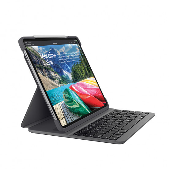 Logitech Slim Folio Pro toetsenbord iPad Pro 12,9 inch (2018 & 2020) - Graphite