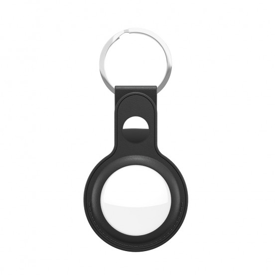 KeyBudz houder AirTag (sleutelhanger) (2 stuks) - zwart