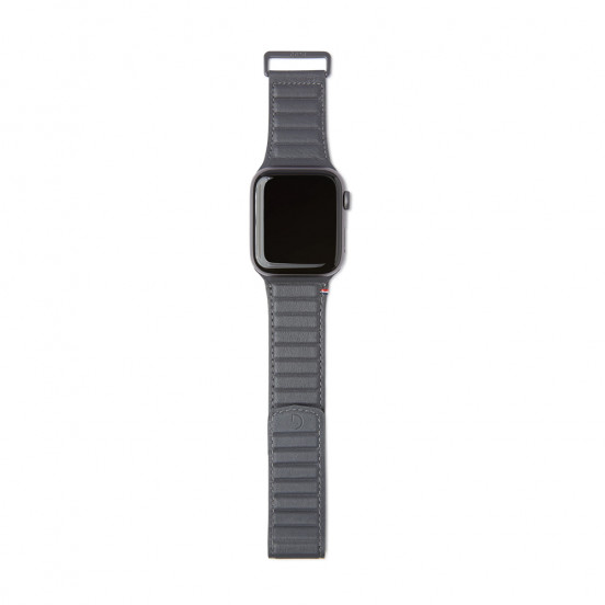 Decoded Magnetic Traction Buckle Apple Watch-bandje 38mm / 40mm - antraciet