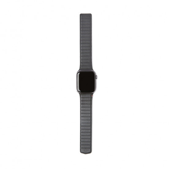 Decoded Magnetic Traction Apple Watch-bandje 42mm / 44mm - antraciet