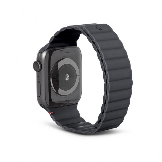 Decoded Siliconen Traction Apple Watch bandje 38mm / 40mm - Charcoal