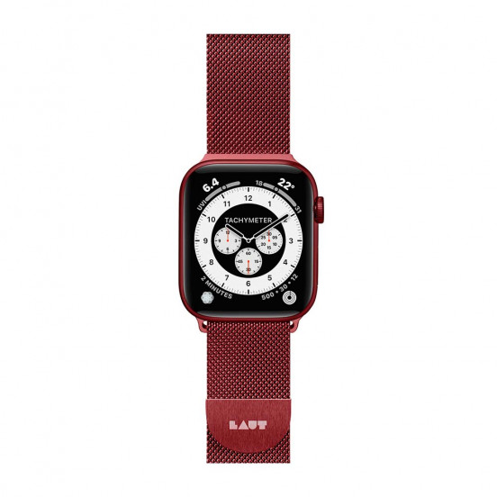 LAUT Steel Loop Apple Watch bandje 38/40mm - rood