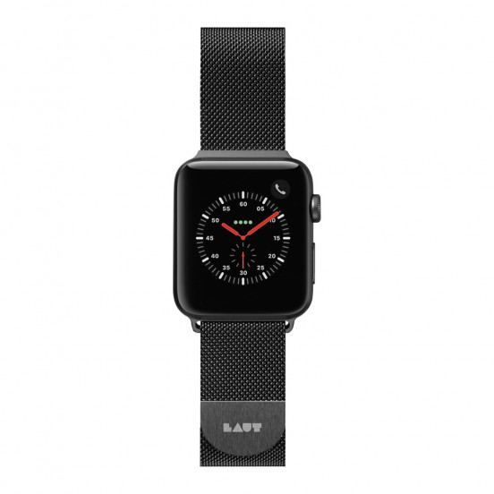 LAUT steel loop Apple Watch bandje 38/40mm - zwart