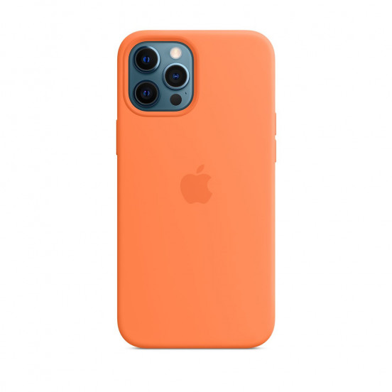 Apple siliconenhoesje met MagSafe iPhone 12 Pro Max - Kumquat