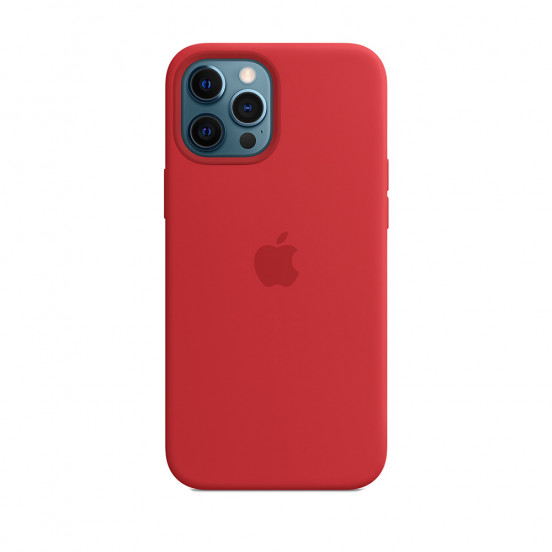 Apple siliconenhoesje met MagSafe iPhone 12 Pro Max - (Product) Red