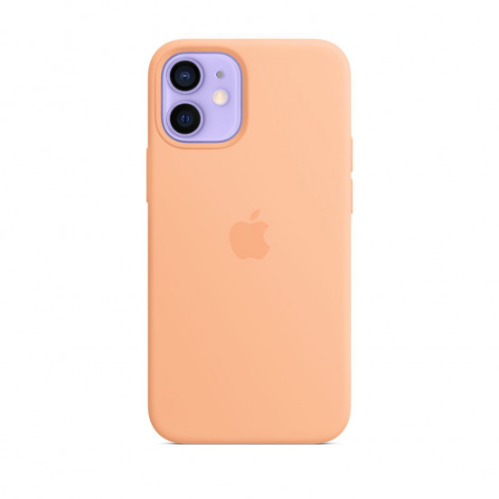 Apple siliconenhoesje met MagSafe iPhone 12 mini - cantaloupe