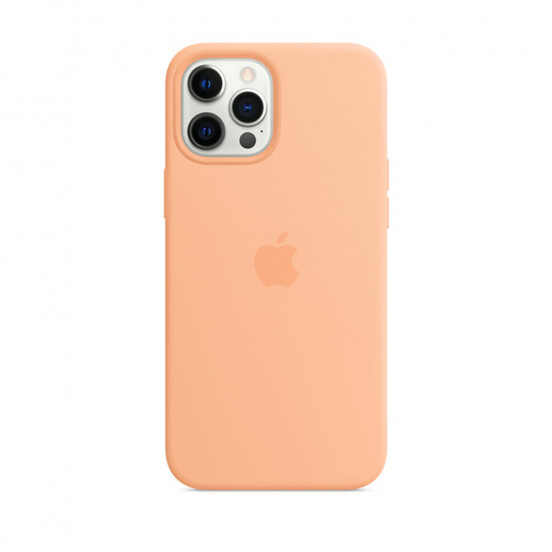 Apple siliconenhoesje met MagSafe iPhone 12 Pro Max - cantaloupe