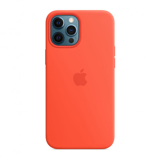 Apple siliconenhoesje met MagSafe iPhone 12 Pro Max - electric orange