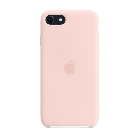 Apple siliconen hoesje iPhone SE (2022 / 2020) - kalkroze