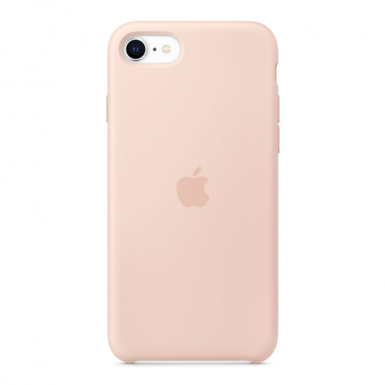 Apple siliconen hoesje iPhone SE (2020) - rozenkwarts