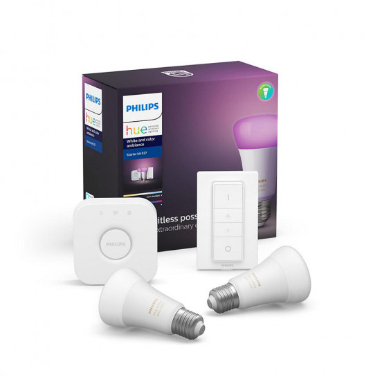 Philips Hue White and Color Ambiance E27 - Starterkit