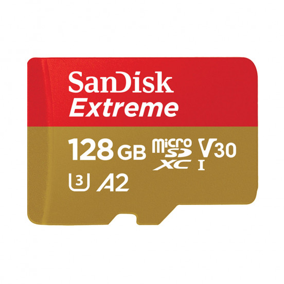 SanDisk MicroSDXC Extreme geheugenkaart - 128GB