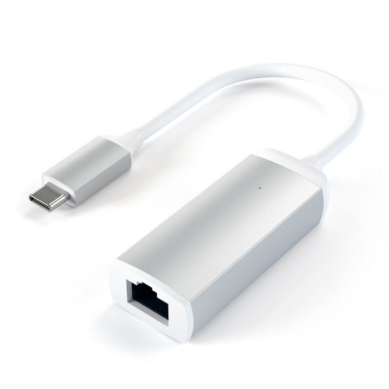 Satechi USB-C naar Ethernet Adapter - Zilver
