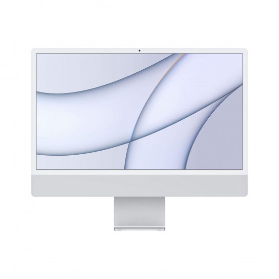 Apple iMac 24-inch (M1-chip 8C-CPU & 7C-GPU / 8GB / 256GB SSD / Gbit) (2021) - zilver