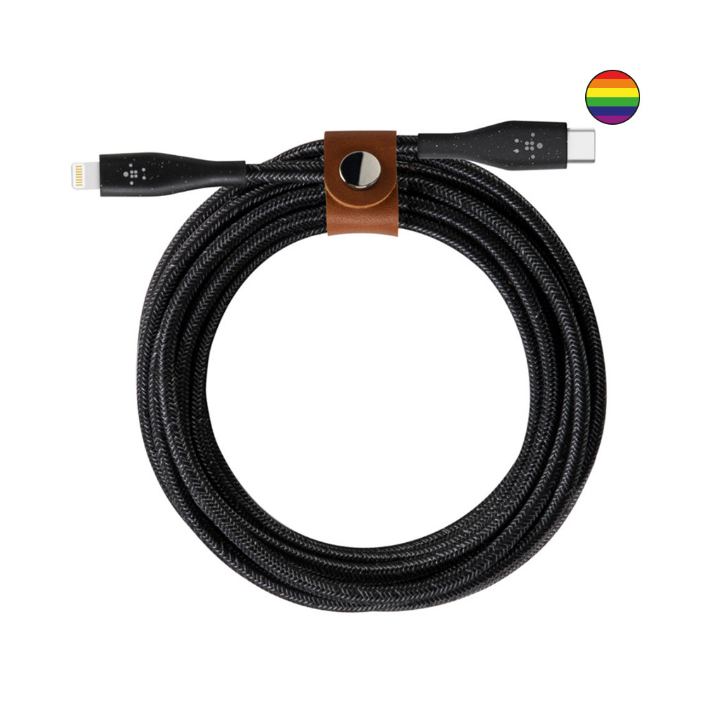 Belkin DuraTek Plus Lightning-naar-USB-C kabel 1,2 meter