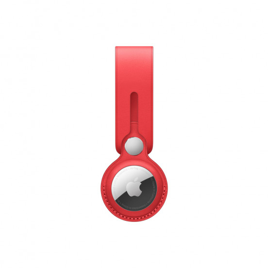 Apple AirTag leren hanger - (PRODUCT)RED
