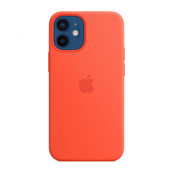 Apple siliconenhoesje met MagSafe iPhone 12 mini - electric orange