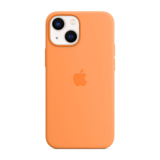Apple siliconenhoesje met MagSafe iPhone 13 mini - okergeel
