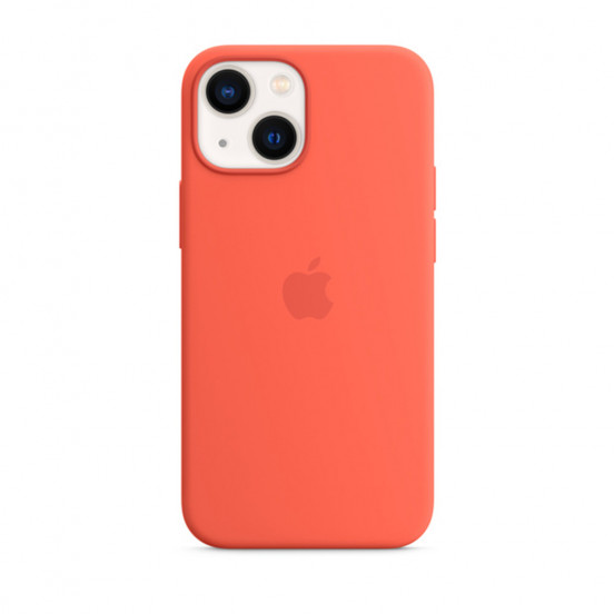 Apple siliconenhoesje met MagSafe iPhone 13 mini - nectarine