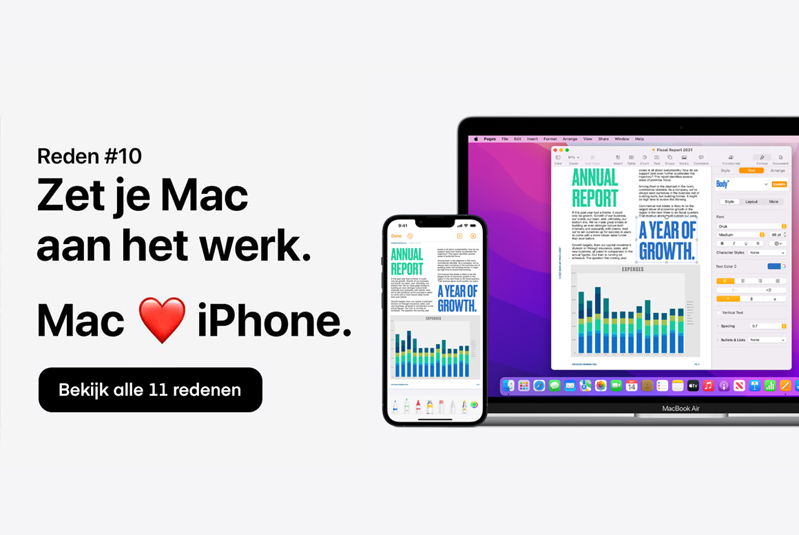 11 redenen om je Mac aan het werk te zetten.